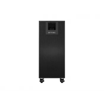 ARMAC Office On-Line PF1 10000VA 10000W dvigubos konversijos UPS, toras, 8x IEC C13 + 2x IEC C19, LCD, USB/RS-232, metalinis korpusas, be dulkių