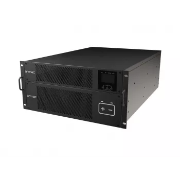 ARMAC R/10000I/PF1/DF 10000VA Online dvigubos konversijos rackmount UPS su 10 išvadais, LCD ekranu, metaliniu dulkėms atspariu korpusu