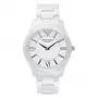 ARMANI AR1442 Vyriškas keraminis laikrodis 42 mm juodas ciferblatas chronografas