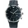 ARMANI AR1690 Vyriškas analoginis kvarcinis laikrodis 43 mm, nerūdijantis plienas, juodas ciferblatas