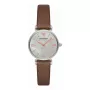ARMANI AR1988 moteriškas kvarcinis analoginis laikrodis 32mm nerūdijančio plieno tinklelio apyrankė rožinis auksas