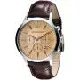 Armani AR2433 Vyrų Chronografo Laikrodis 43 mm Nerūdijančio Plieno Mėlynas Ciferblatas