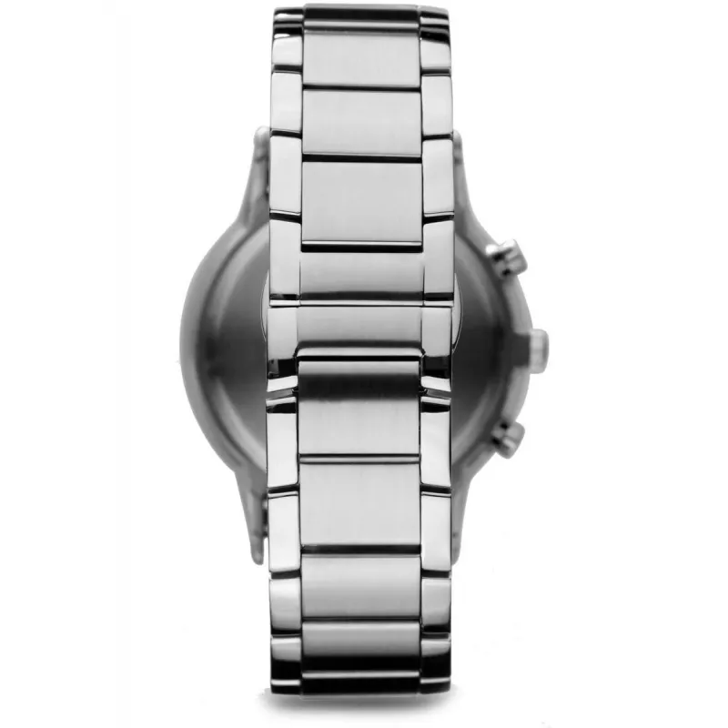 ARMANI AR2434 Vyriškas laikrodis su mėlynu ciferblatu ir chronografu, nerūdijantis plienas, 43 mm
