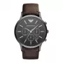 ARMANI AR2462 Vyriškas chronografinis laikrodis 46 mm nerūdijančio plieno mėlynu ciferblatu