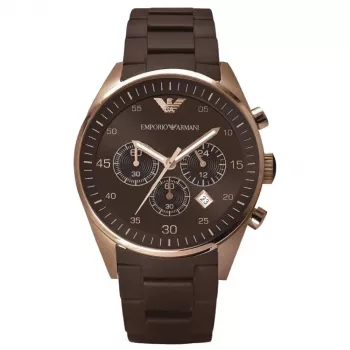 ARMANI AR5891 vyriškas kvarcinis laikrodis, 38 mm, nerūdijantis plienas