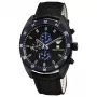 ARMANI AR5916 Vyriškas kvarcinis chronografo laikrodis, 42 mm, juodas ciferblatas, rožinio aukso spalvos nerūdijantis plienas ir silikoninė apyrankė