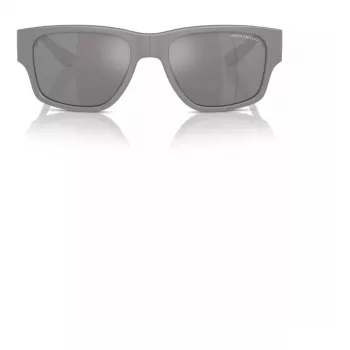 “Armani Exchange AX4141SU81806 Vyriški Akiniai Nuo Saulės Matinė Juoda Tamsiai Pilka 56mm”