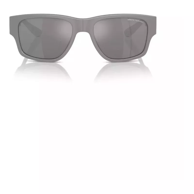 “Armani Exchange AX4141SU81806 Vyriški Akiniai Nuo Saulės Matinė Juoda Tamsiai Pilka 56mm”