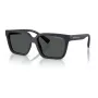 Armani Exchange AX4147S 610587 Vyriški Akiniai nuo Saulės – Matinis Juodas Rėmelis, Tamsiai Pilki Lęšiai, 56 mm