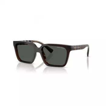 Armani Exchange AX4147S835773 Unisex Sunglasses Havana Frame Brown Lens 56mm