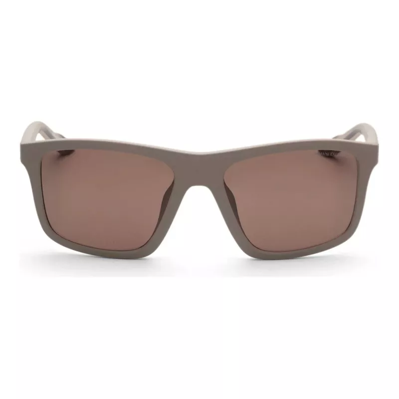 ARMANI EXCHANGE AX4149SU83617 Vyriški stačiakampiai akiniai nuo saulės, Havana rudo acetato rėmelis, rudi polikarbonatiniai lęšiai 56/18/145 mm