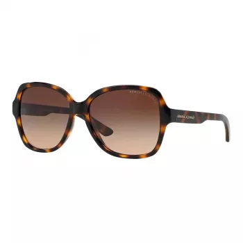 ARMANI EXCHANGE moteriški akiniai nuo saulės AX4029S811713 Havana acetatinis rėmelis, rudi gradientiniai lęšiai, 57 mm