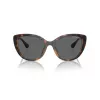 ARMANI EXCHANGE moteriški akiniai nuo saulės AX4111SU82138 – permatomas pilkas rėmelis, pilki gradientiniai lęšiai, 54/18/140 mm