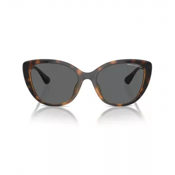 ARMANI EXCHANGE moteriški akiniai nuo saulės AX4111SU82138 – permatomas pilkas rėmelis, pilki gradientiniai lęšiai, 54/18/140 mm