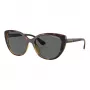 ARMANI EXCHANGE moteriški akiniai nuo saulės AX4111SU82138 – permatomas pilkas rėmelis, pilki gradientiniai lęšiai, 54/18/140 mm