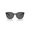 Armani Exchange moteriški akiniai nuo saulės AX4140S815887 – juodas rėmelis, pilki lęšiai, 55 mm