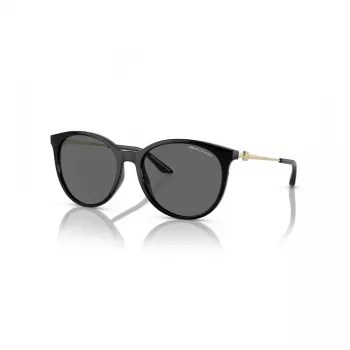 Armani Exchange moteriški akiniai nuo saulės AX4140S815887 – juodas rėmelis, pilki lęšiai, 55 mm