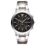 Armani Man AR11165 Vyriškas Chronografo Laikrodis, 43 mm Nerūdijančio Plieno Juodas Ciferblatas