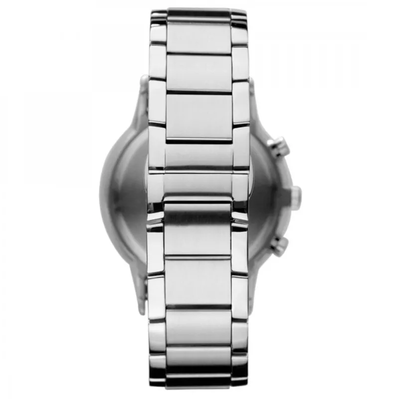 Armani vyriškas chronografinis laikrodis AR11164, 43 mm, nerūdijantis plienas, juodas ciferblatas
