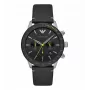 Armani vyriškas laikrodis AR11325 Luigi Chronograph Quartz 44 mm nerūdijančio plieno mėlynas ciferblatas