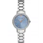ARMANI moteriškas laikrodis AR11585 iš nerūdijančio plieno, kvarcinis, 32 mm, sidabrinis ciferblatas