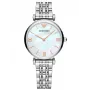 ARMANI Women's AR90004L Quartz Analog Watch 32 mm Rose Gold-tone Stainless Steel Case Brown Leather Strap