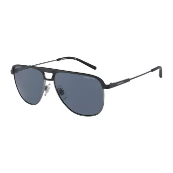 ARNETTE AN3082-733-55 Vyriški stačiakampiai akiniai nuo saulės matinė juoda pilka 57mm