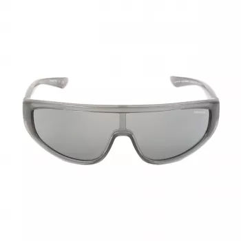 ARNETTE AN4264 Unisex Sunglasses Matte Black Frame Dark Grey Mirror Silver Lens 135mm