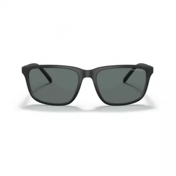 Arnette AN4288 275/88 stačiakampiai akiniai nuo saulės, matinis permatomas pilkas rėmelis, pilki veidrodiniai lęšiai, 58-18-145 mm