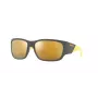 ARNETTE AN4324-28775A Unisex akiniai, matinio juodo rėmelio, pilki lęšiai, 61 mm