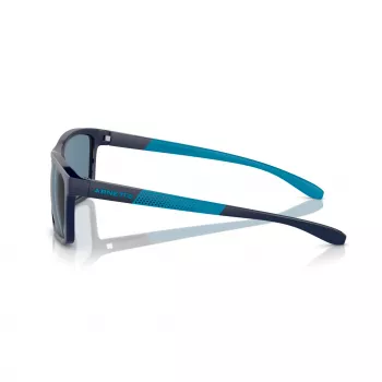 ARNETTE AN4328U27622V Vyriški akiniai nuo saulės, matinė juoda, tamsiai pilki veidrodiniai sidabriniai stiklai, 58 mm