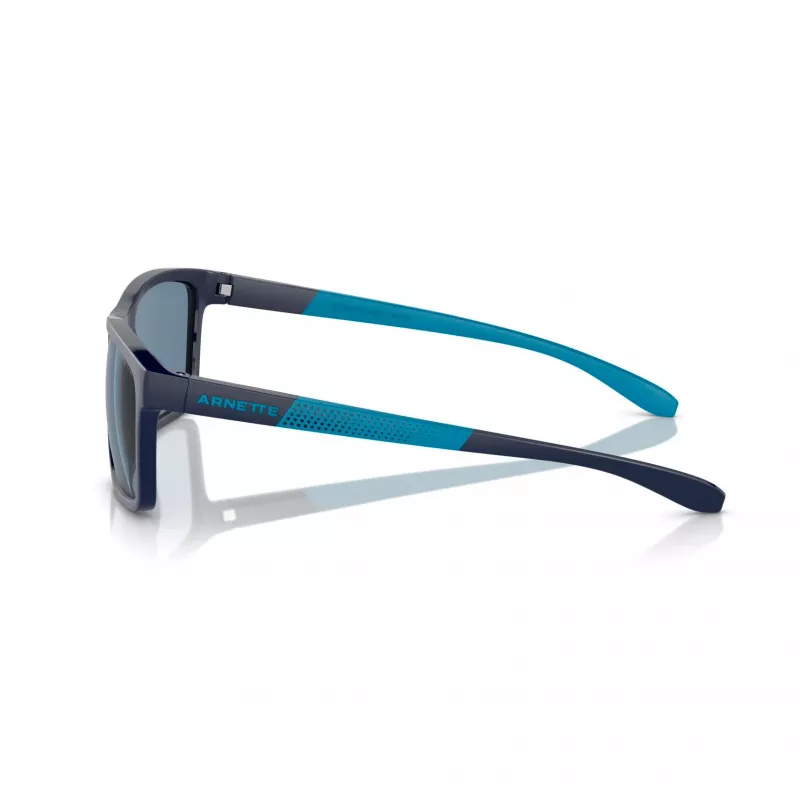 ARNETTE AN4328U27622V Vyriški akiniai nuo saulės, matinė juoda, tamsiai pilki veidrodiniai sidabriniai stiklai, 58 mm