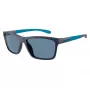 ARNETTE AN4328U27622V Vyriški akiniai nuo saulės, matinė juoda, tamsiai pilki veidrodiniai sidabriniai stiklai, 58 mm