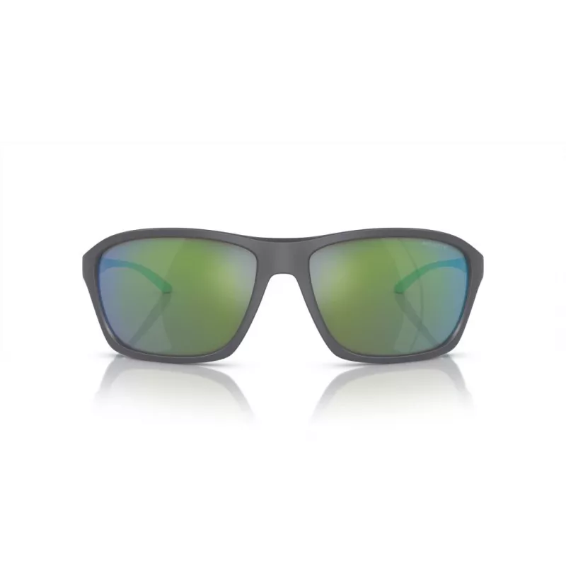ARNETTE AN4329-28538N Unisex akiniai nuo saulės, stačiakampiai, matinio juodo rėmelio, tamsiai pilki lęšiai, 63/17/130 mm