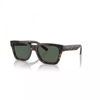 ARNETTE AN4334-122271 Vyriški stačiakampiai akiniai nuo saulės – matinė juoda, tamsiai pilki veidrodiniai sidabriniai stiklai 64/18/130 mm
