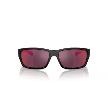 ARNETTE AN4336-27536Q Vyriški Akiniai Nuo Saulės Matinė Juoda Stačiakampiai 61mm