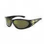 Arnette AN4342-29476R Unisex akiniai, matinio juodo rėmelio, tamsiai pilki sidabriniai veidrodiniai lęšiai, 62 mm lęšio plotis
