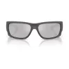 ARNETTE Vyriški akiniai nuo saulės AN4345-28706G Stačiakampis Matinis Juodas Rėmelis Pilki Veidrodiniai Sidabriniai Lęšiai 62mm