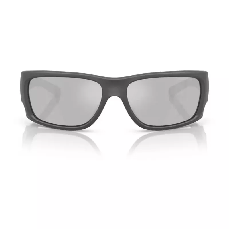 ARNETTE Vyriški akiniai nuo saulės AN4345-28706G Stačiakampis Matinis Juodas Rėmelis Pilki Veidrodiniai Sidabriniai Lęšiai 62mm