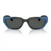 ARNETTE Vyriški akiniai nuo saulės AN4350-297587 Matiniai juodi tamsiai pilki 55mm