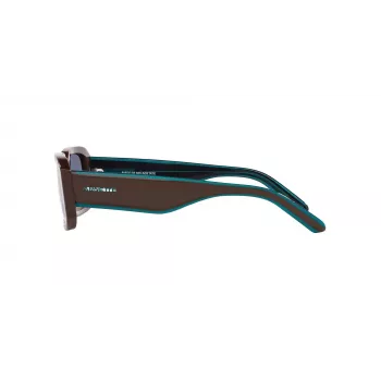 ARNETTE Unisex Sunglasses AN431812382W5 Matte Black Dark Grey Mirror Silver 53mm