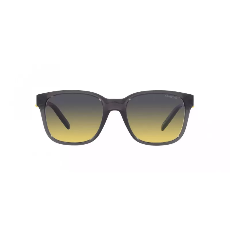 ARNETTE Unisex Akiniai AN432027862Q5 - Stačiakampis Matinio Juodo Propionato Rėmelis su Poliarizuotais Tamsiai Pilkais Polikarbonato Lęšiais - 55/19/145 mm