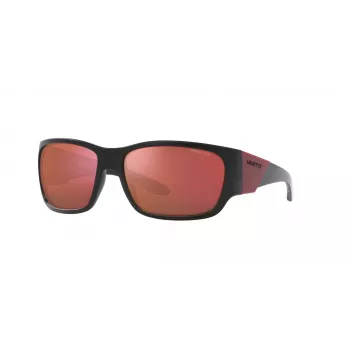 ARNETTE Unisex Sunglasses AN432428056Q6 - Rectangular Propionate Frame, Polycarbonate Lenses, UV400 Protection, 60/17/125 mm