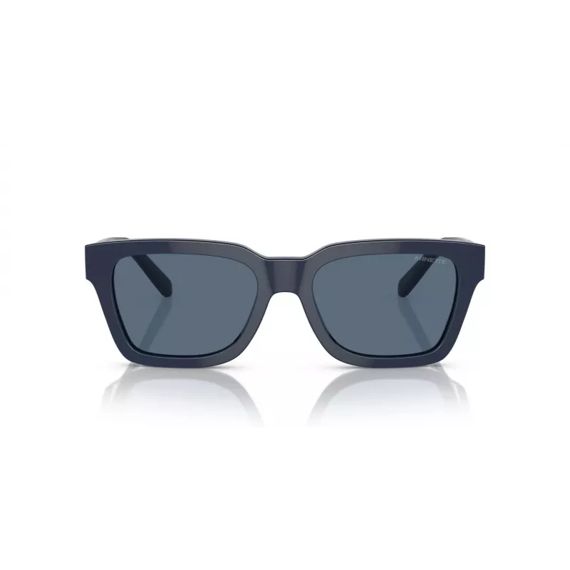 ARNETTE Unisex akiniai nuo saulės AN4334-122180 – matinis juodas rėmelis, pilki veidrodiniai sidabriniai lęšiai, 53 mm