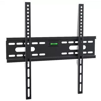 ART AR-33 fiksuotas TV laikiklis prie sienos 26–60 colių televizoriams, 45 kg, VESA 400x400, plonas 24 mm profilis, juodos spalvos