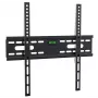 ART AR-33 fiksuotas TV laikiklis prie sienos 26–60 colių televizoriams, 45 kg, VESA 400x400, plonas 24 mm profilis, juodos spalvos