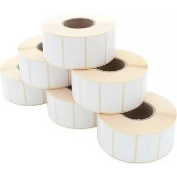 ARTDEV Direct Thermal Label Roll 40 x 25mm, 100mm Roll Diameter, 40mm Core, 1650 Labels per Roll