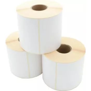 ARTDEV Thermal Transfer Label Roll 101.6 x 76,2mm, 40mm Core, 125mm OD, 960 Labels, White, Paper, Permanent Adhesive