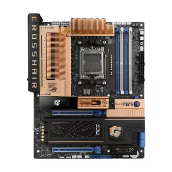 ASUS ROG CROSSHAIR 2006 X870E WIFI7 ATX pagrindinė plokštė, AM5, juoda/auksinė