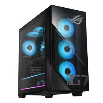 ASUS ROG G700 GM700TZ-R9800X283W žaidimų stacionarus kompiuteris - AMD Ryzen 7 9800X3D, 32GB DDR5, 2TB SSD, Radeon RX 9070 XT, Windows 11 Home, juodas